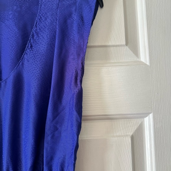 Rebecca Taylor royal Blue silk blend sleeveless short romper. Size 2 - Picture 8 of 8